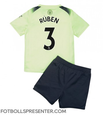 Manchester City Ruben Dias #3 Tredje tröja Barn 2022-23 Kortärmad (+ korta byxor)